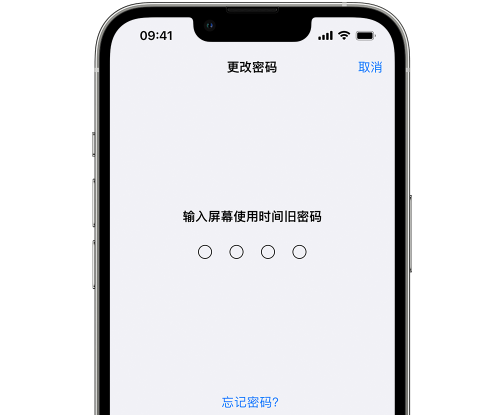 威宁iPhone屏幕维修分享iPhone屏幕使用时间密码忘记了怎么办 