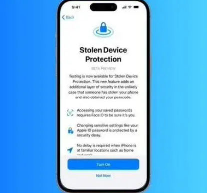 威宁苹果授权维修店分享被盗设备保护功能开启方法 