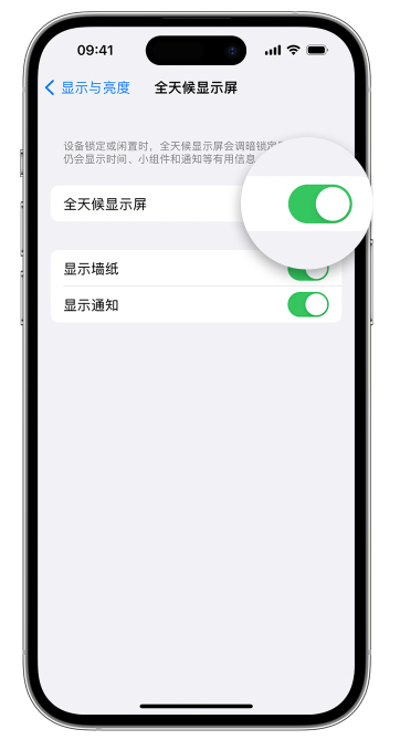 威宁苹果14维修店分享如何自定义 iPhone 14 Pro 常亮显示屏 