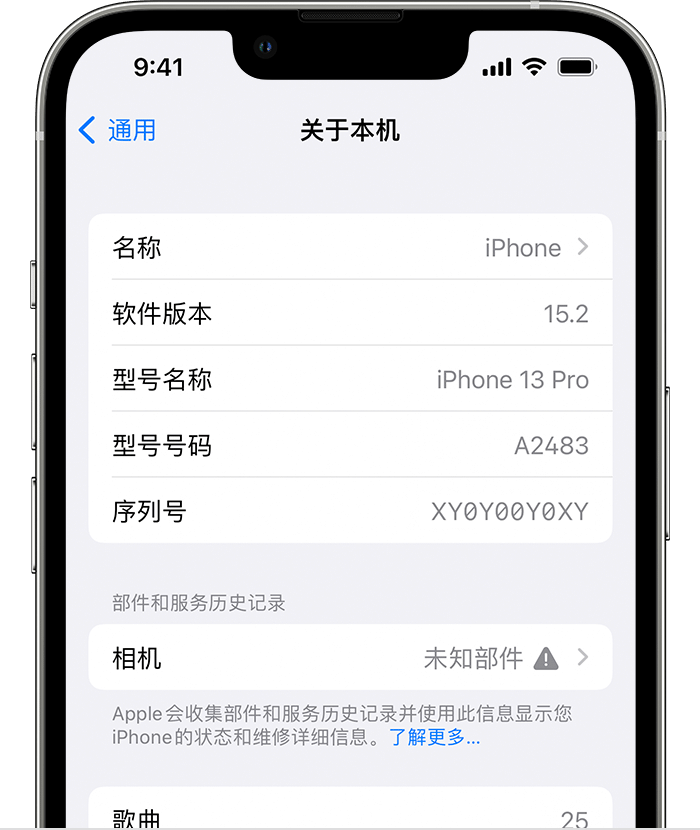 威宁苹果维修分享iPhone 出现提示相机“未知部件”是什么原因？ 