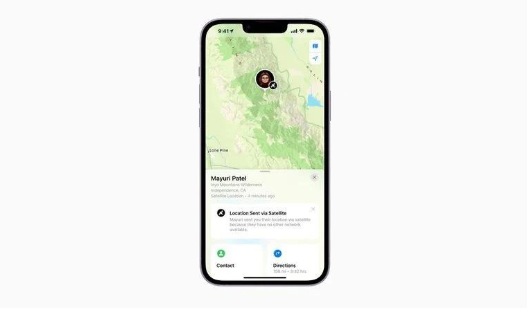 威宁苹果14维修分享iPhone14系列中 FindMy功能通过卫星分享位置方法教程 