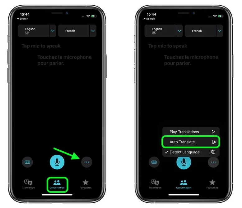 威宁苹果手机维修分享iOS 15 “翻译” App 新改进 