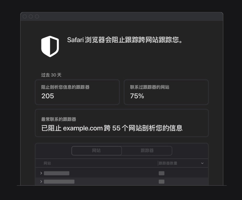 威宁苹果手机维修分享如何在 Safari 浏览器中查看和打开隐私报告 
